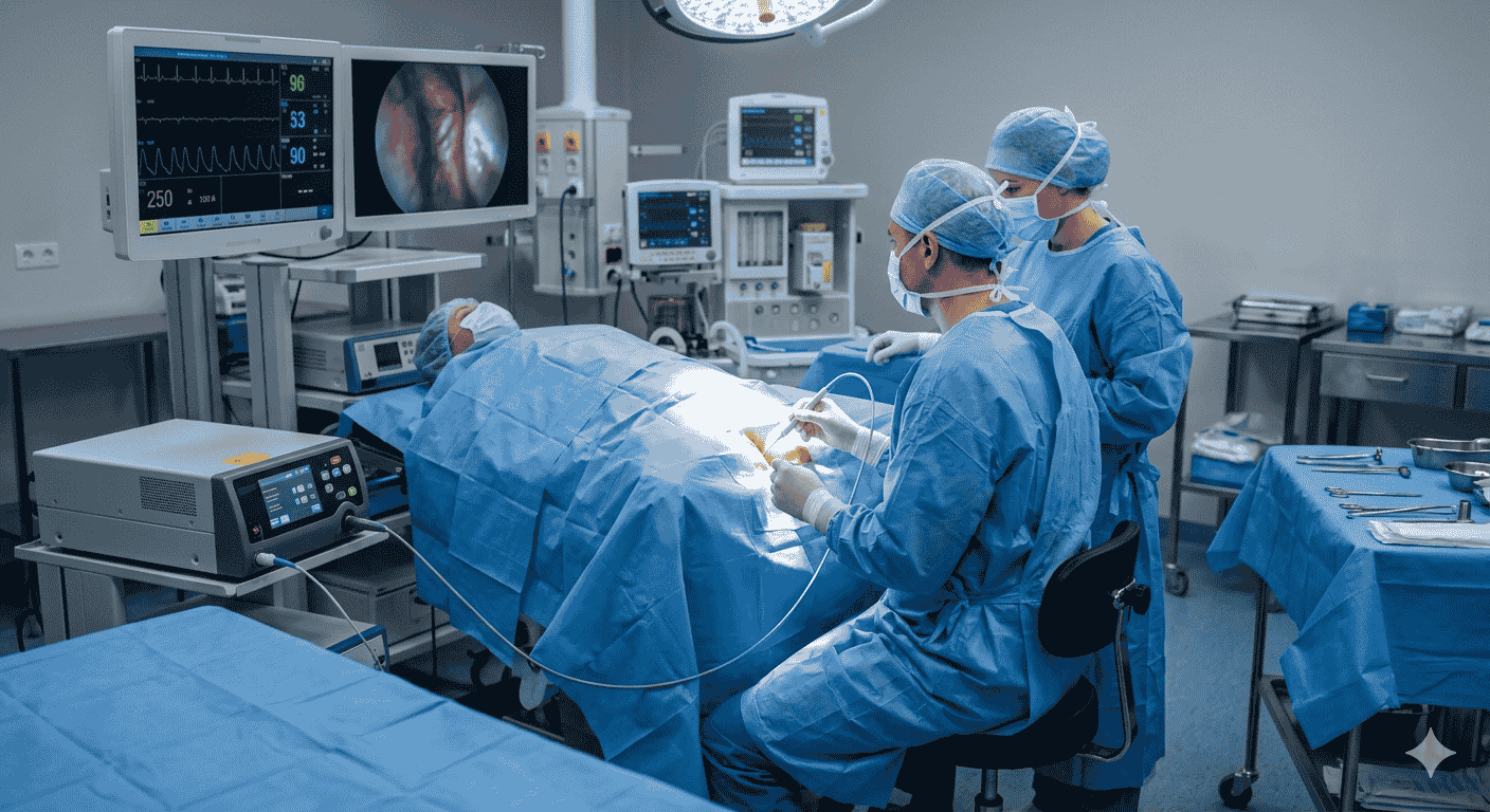 Laser surgery for Piles